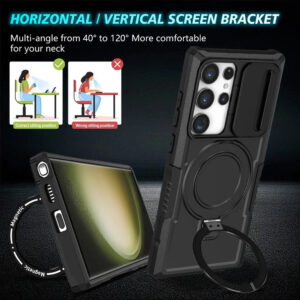 Luxury Premium Armor Magsafe Wireless Charge Case For Samsung Galaxy S21 Ultra