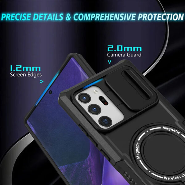 Luxury Premium Armor Magsafe Wireless Charge Case For Samsung Galaxy Note 20 Ultra - Image 14