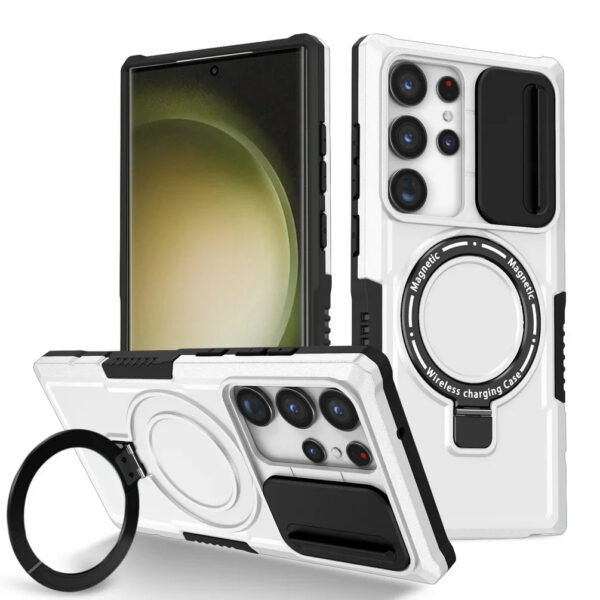 Luxury Premium Armor Magsafe Wireless Charge Case For Samsung Galaxy S21 Ultra - Image 17