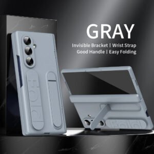 Luxury Premium Wristband Foldable Stand Case Cover For Samsung Galaxy Z Fold 5/Z Fold 6