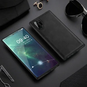 Luxury Premium PU Line Leather Stitching Case Cover For Samsung Galaxy Note 10/Note 10 Plus