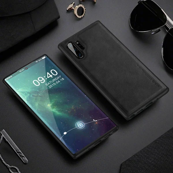 Luxury Premium PU Line Leather Stitching Case Cover For Samsung Galaxy Note 10/Note 10 Plus - Image 10