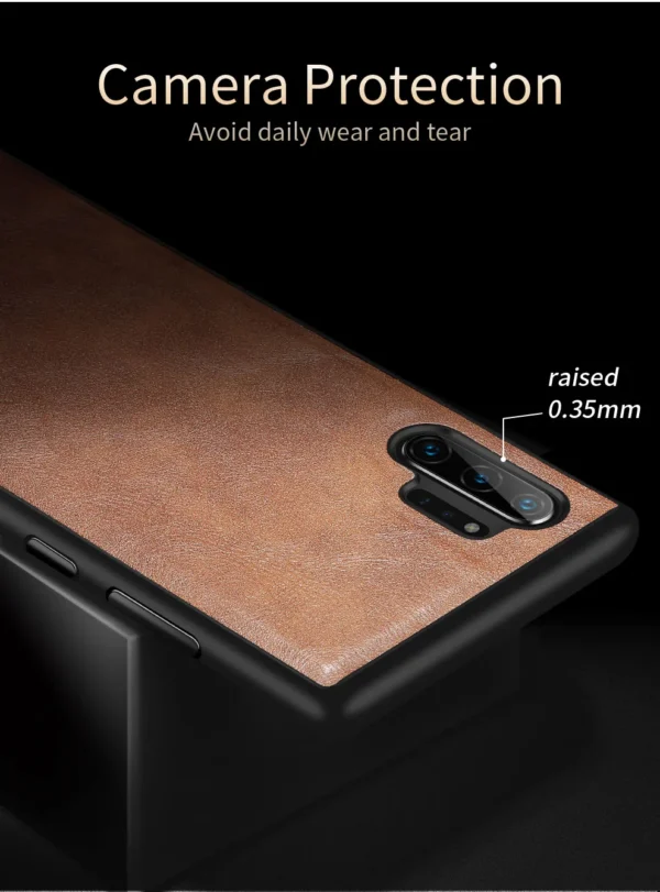 Luxury Premium PU Line Leather Stitching Case Cover For Samsung Galaxy Note 10/Note 10 Plus - Image 6