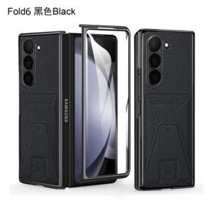 Luxury Premium Lychee Pattern Card Slot Leather Case Cover For Samsung Galaxy Z Fold 5/Z Fold 6