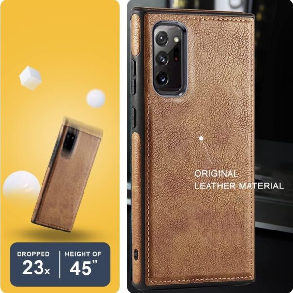 Luxury Premium PU Line Leather Stitching Case Cover For Samsung Galaxy Note 20 Ultra