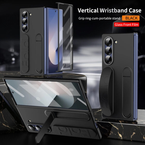 Luxury Premium Wristband Foldable Stand Case Cover For Samsung Galaxy Z Fold 5/Z Fold 6 - Image 17