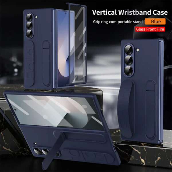 Luxury Premium Wristband Foldable Stand Case Cover For Samsung Galaxy Z Fold 5/Z Fold 6 - Image 18