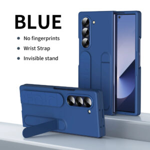 Luxury Premium Wristband Foldable Stand Case Cover For Samsung Galaxy Z Fold 3/Z Fold 4