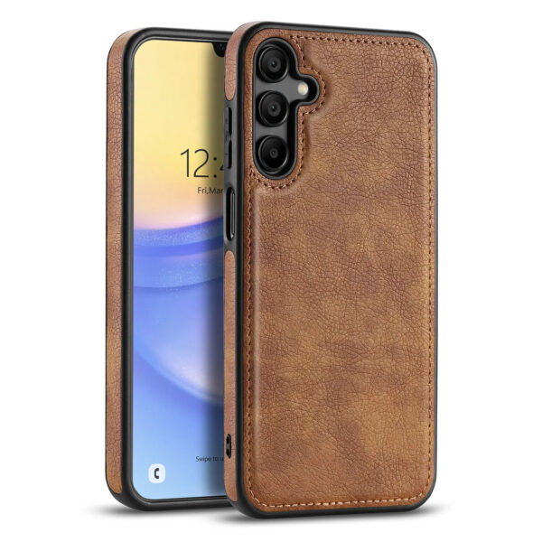 Luxury Premium PU Line Leather Stitching Case Cover For Samsung Galaxy A35/A55 - Image 6