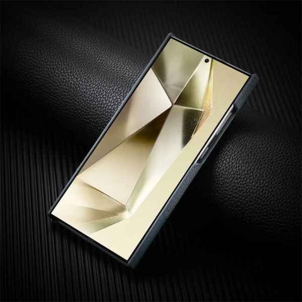 Luxury Premium Splicing Design Shockproof Protection Hard Shell Leather Case Cover For Samsung Galaxy S Series - Image 15