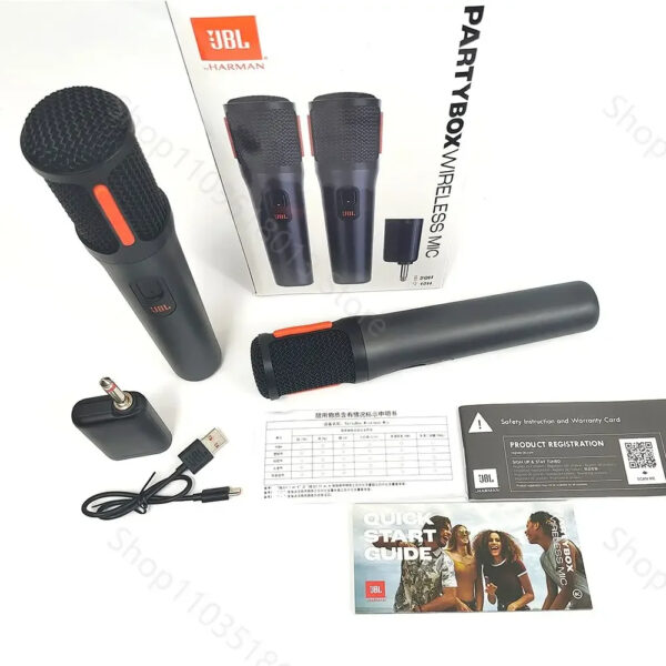 JBL Digital PartyBox PB UHF Wireless Rechargeable Portable Microphone - Image 2