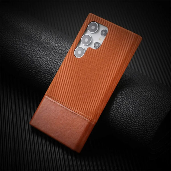 Luxury Premium Splicing Design Shockproof Protection Hard Shell Leather Case Cover For Samsung Galaxy S Series - Image 18