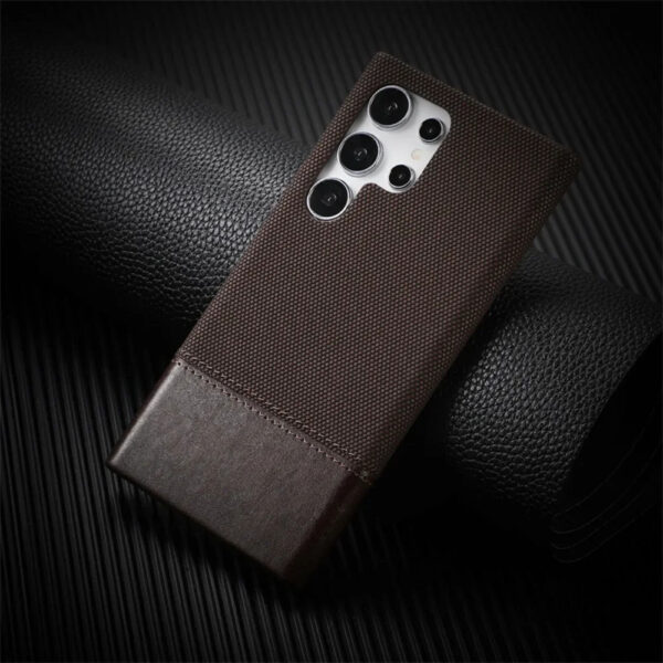 Luxury Premium Splicing Design Shockproof Protection Hard Shell Leather Case Cover For Samsung Galaxy S Series - Image 22