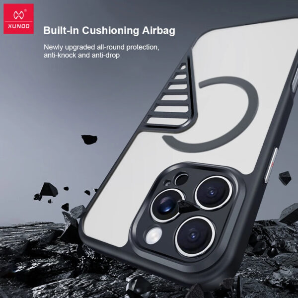 Xunnd Airbag Shockproof Shell Heat Dissipation Matte Case Cover For iPhone 16 Pro Max - Image 21