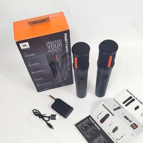 JBL Digital PartyBox PB UHF Wireless Rechargeable Portable Microphone - Image 4