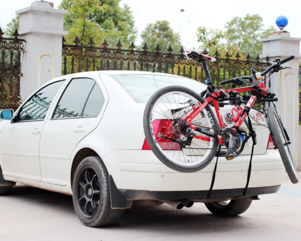 3-Bicycle Sturdy Arm Trunk Mount Bike Carrier Rack Hatchback Rear Holder for AUTO SUV & Cars - Image 10