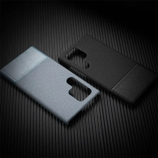 Luxury Premium Splicing Design Shockproof Protection Hard Shell Leather Case Cover For Samsung Galaxy S Series - Image 9