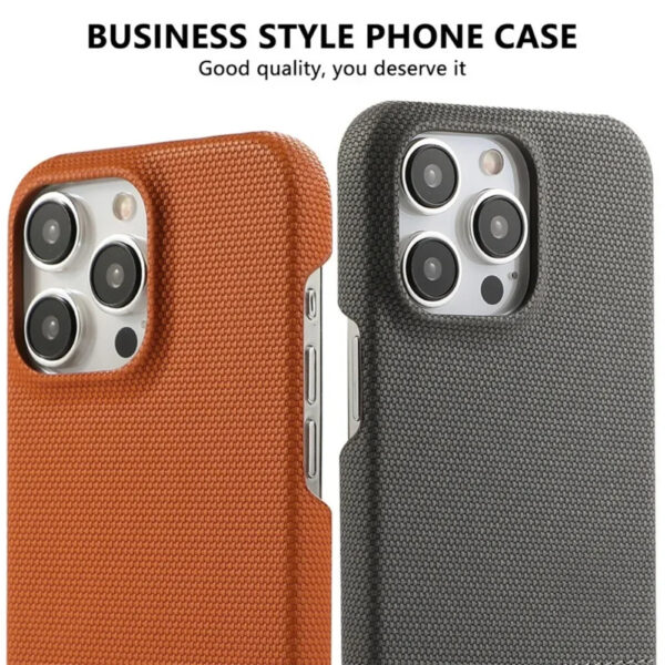 Luxury Premium Splicing Design Shockproof Protection Hard Shell Leather Case Cover For iPhone Series - Image 8