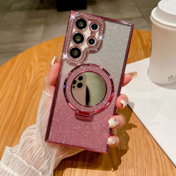 Luxury Premium Eletroplated Mirror Glitter Case Cover for Samsung Series - Image 6