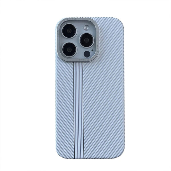 Luxury Ultra Thin Carbon Fiber Texture Matte Magnetic Case Cover For iPhone Series - Image 14