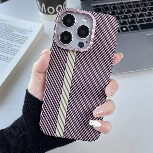 Luxury Ultra Thin Carbon Fiber Texture Matte Magnetic Case Cover For iPhone 11 Pro Max/12 Pro Max - Image 21