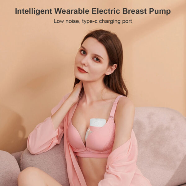 Portable Eletcric Silent Wearable Automatic LED Display Breast Pump - Image 17