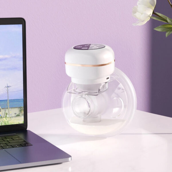 Portable Eletcric Silent Wearable Automatic LED Display Breast Pump - Image 10