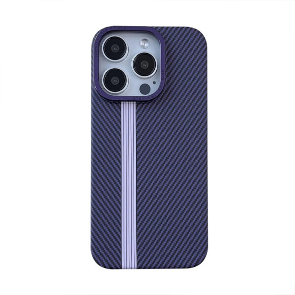 Luxury Ultra Thin Carbon Fiber Texture Matte Magnetic Case Cover For iPhone Series - Image 19