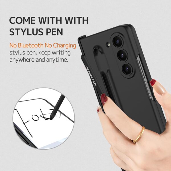 Luxury Premium Magnetic Hinge Armor With S Pen For Samsung Galaxy Z Fold 5/Galaxy Z Fold 6 - Image 5