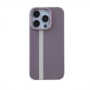 Luxury Ultra Thin Carbon Fiber Texture Matte Magnetic Case Cover For iPhone Series