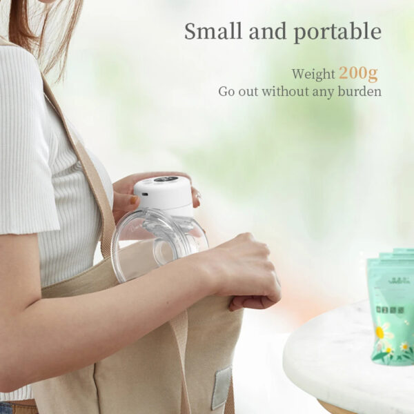 Portable Eletcric Silent Wearable Automatic LED Display Breast Pump - Image 16