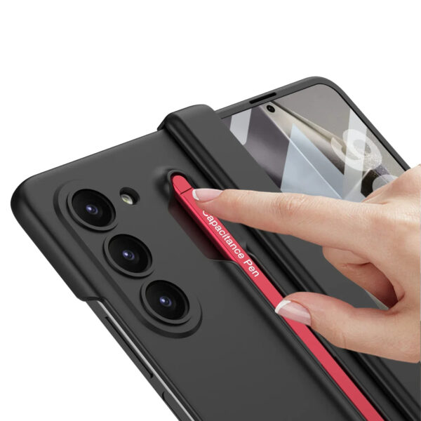 Luxury Premium Magnetic Hinge Armor With S Pen For Samsung Galaxy Z Fold 5/Galaxy Z Fold 6 - Image 12