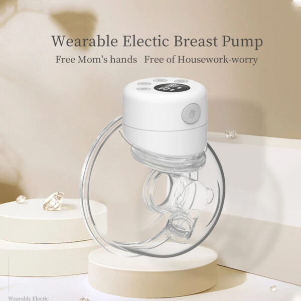 Portable Eletcric Silent Wearable Automatic LED Display Breast Pump - Image 18