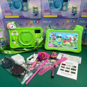 S390 SAIL Air Children’s Tablet 12+256GB Storage 5G Dual SIM+WIFI Android13 IPS Screen - Green