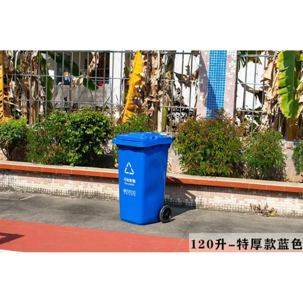 Mobile Outdoor Large Capacity Waste Collection Plastic Waste Bin - Image 24