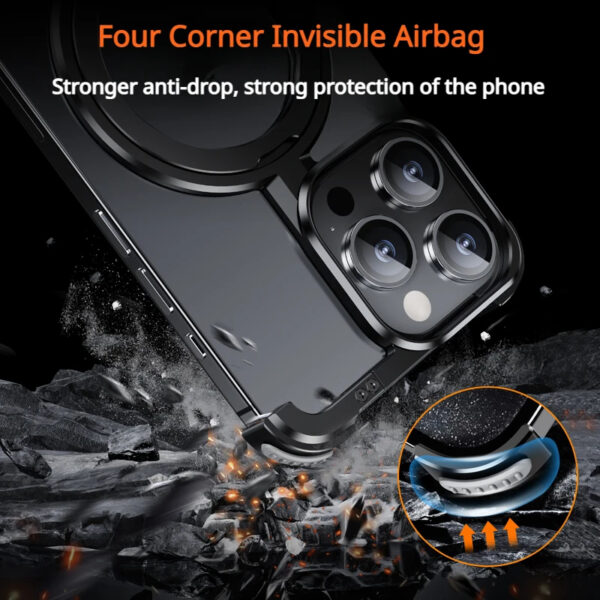 Luxury Premium OATSBASF Minimalist Wireless Magsafe  Case Cover For iPhone Series - Image 8