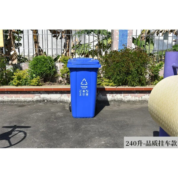 Mobile Outdoor Large Capacity Waste Collection Plastic Waste Bin - Image 28