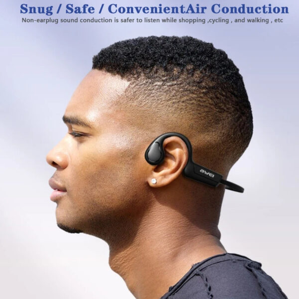 Awei Air Conduction Sports Headphones Wireless Bluetooth Earphones - Image 12