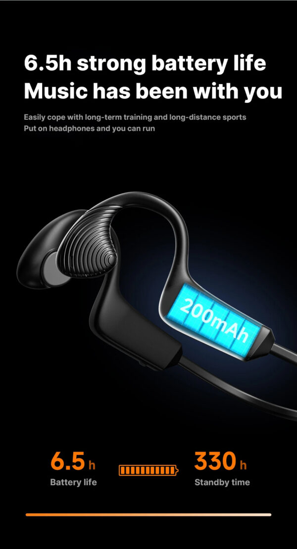 Awei Air Conduction Sports Headphones Wireless Bluetooth Earphones - Image 25