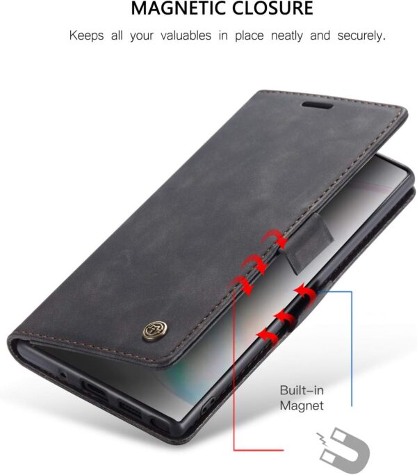 Luxury Premium Caseme Leather Wallet Case Cover For Samsung Galaxy Note 10 Plus - Image 5