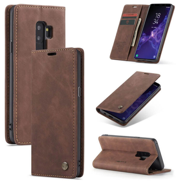 Luxury Premium Caseme Leather Wallet Case Cover For Samsung Galaxy S9 Plus - Image 4