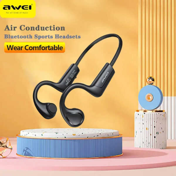 Awei Air Conduction Sports Headphones Wireless Bluetooth Earphones - Image 16