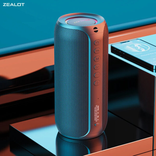 ZEALOT-S32MAX Portable Bluetooth Speaker 20W IPX5 Waterproof Powerful Sound Bluetooth Speaker - Image 17