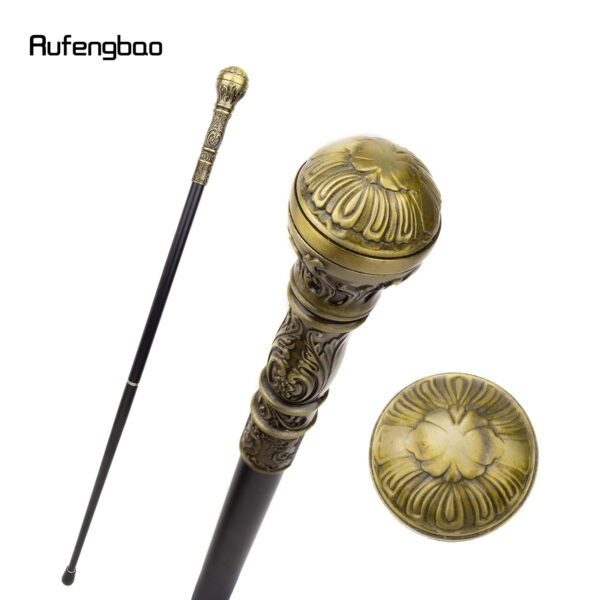 Luxury Premium Golden Round Fashion Party Ceremonial  Walking Stick - Image 22