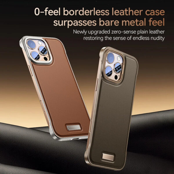 Luxury Premium Untra Thin Anti-fall Cover Frameless Light Case Cover For iPhone Series