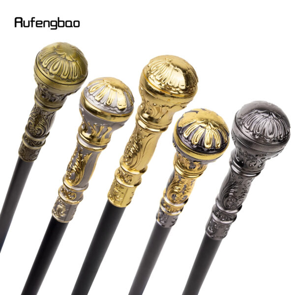 Luxury Premium Golden Round Fashion Party Ceremonial  Walking Stick