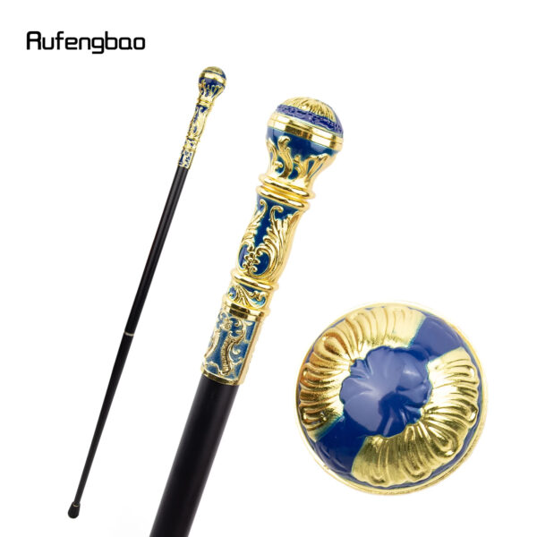 Luxury Premium Golden Round Fashion Party Ceremonial  Walking Stick - Image 25