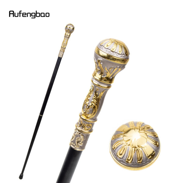 Luxury Premium Golden Round Fashion Party Ceremonial  Walking Stick - Image 26