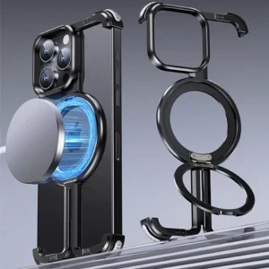 Luxury Premium OATSBASF Minimalist Wireless Magsafe  Case Cover For iPhone Series