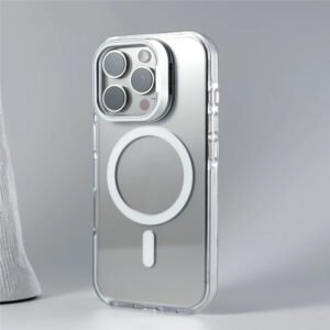 Luxury Premium Transparent Invisible Lens KickStand MagSafe Phone Case Cover For iPhone series